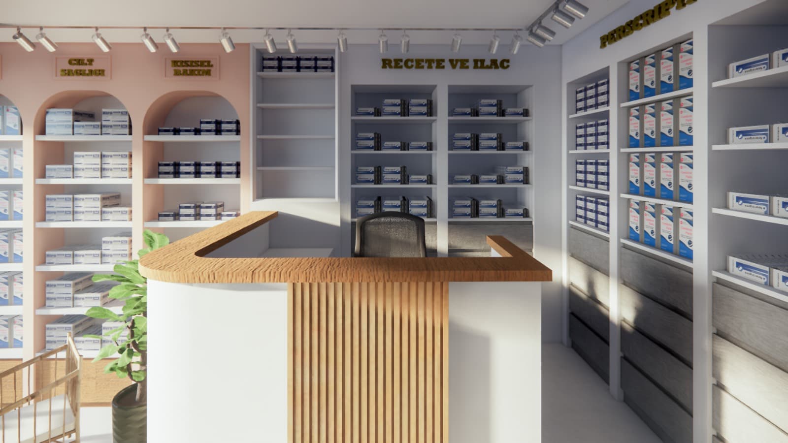 Maya Eczanesi - Pharmacy Design